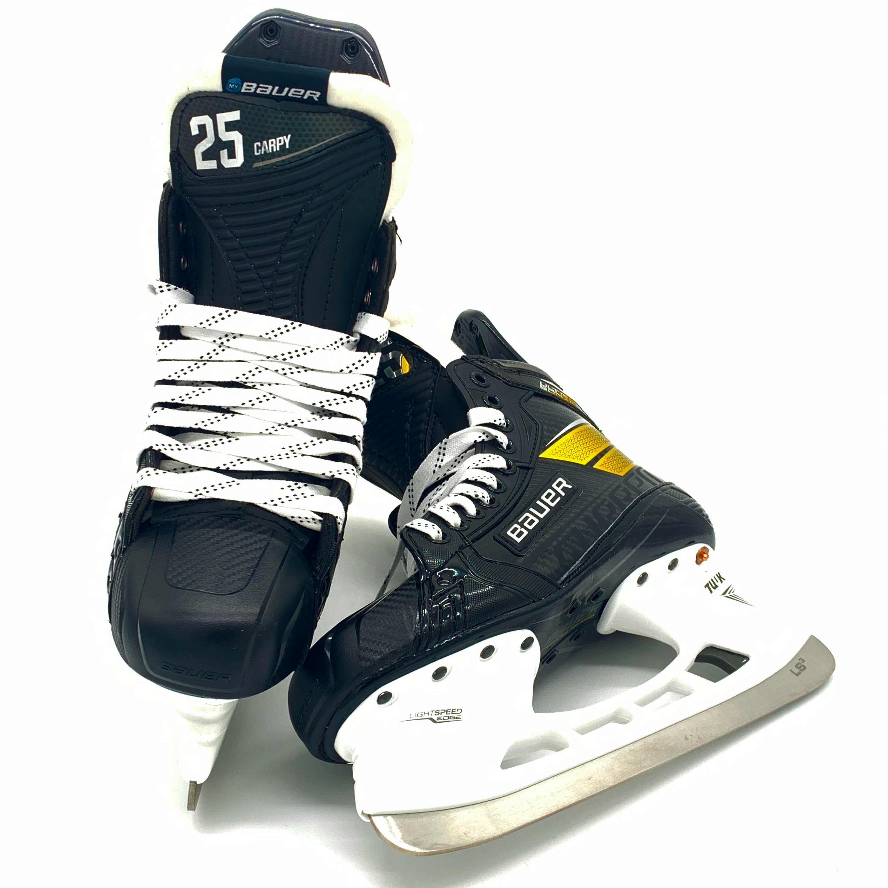 Patins de hockey Bauer Supreme Ultrasonic - Pro Stock - Taille 6D - Alex Carpenter